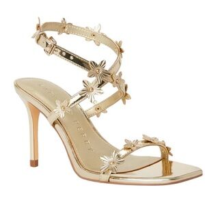 Katy Perry Collections Gold Analia Flower Heels